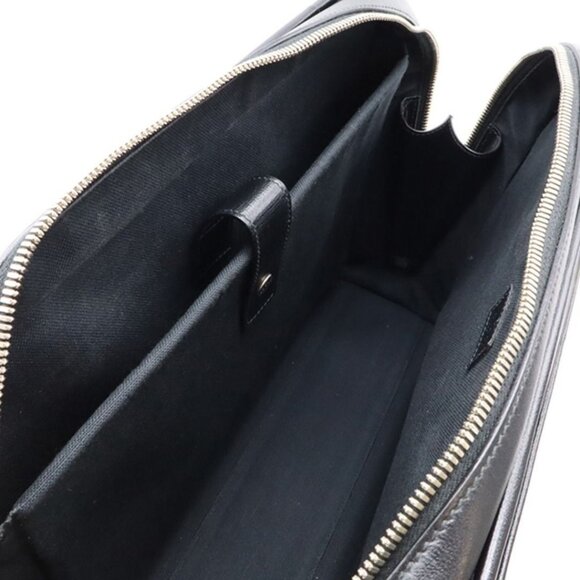 Authentic Gucci GG Supreme Briefcase Monogram Medium Messenger Bag Black Mens - Picture 8 of 12